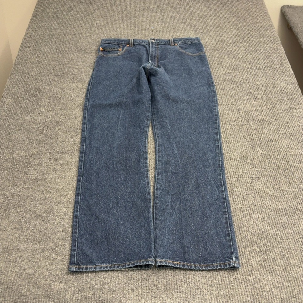 Levi's 517 Jeans Mens 38x30 Blue Cotton Bootcut Denim Western Cowboy Casual